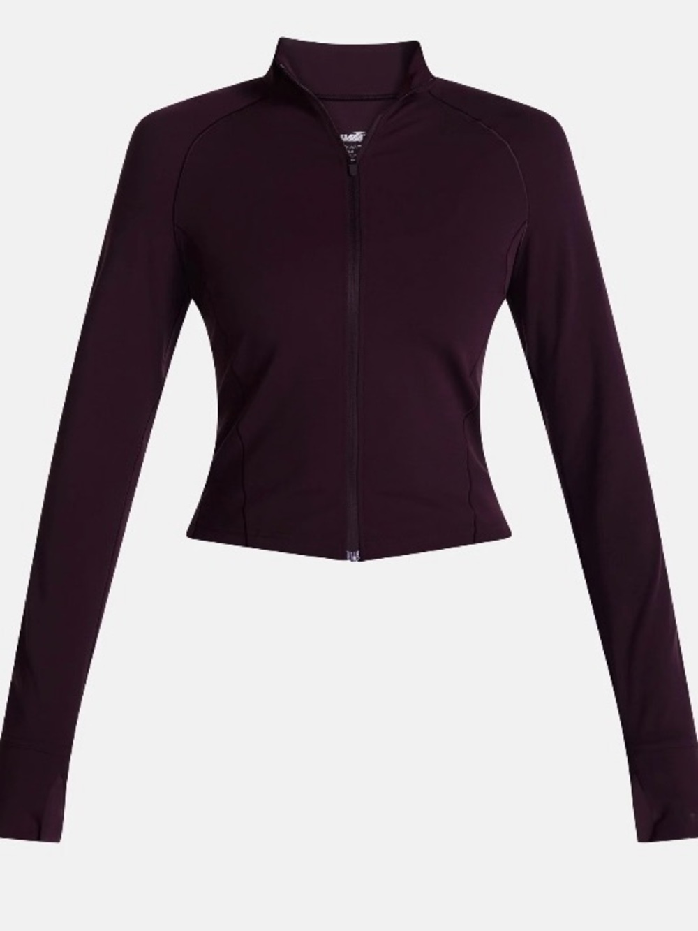 Avia Women's Deep Plum Zip Bomber Jacket
